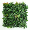 12 peças de 50 x 50 cm ao ar livre revestido de pvc anti-uv artificial planta viva parede para cobertura inestética